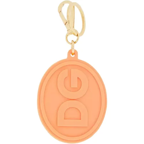 Oranger Schlüsselanhänger mit Stil/Modell Namen - Dolce & Gabbana - Modalova