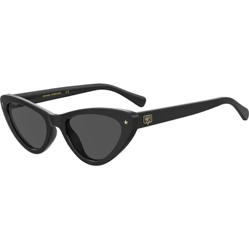 Schwarze/Graue Sonnenbrille CF 7006/S,Sunglasses - Chiara Ferragni Collection - Modalova