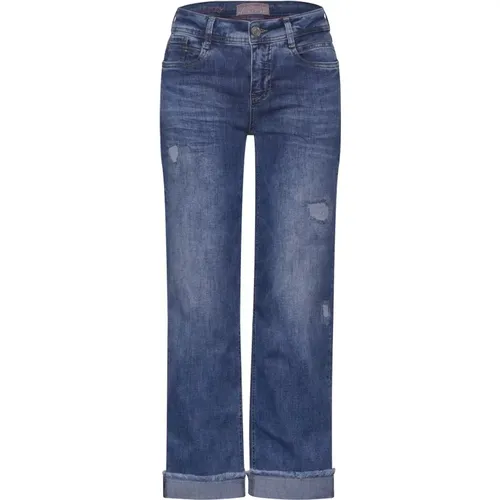 Casual Fit Straight Leg Jeans , Damen, Größe: W29 L28 - Street One - Modalova