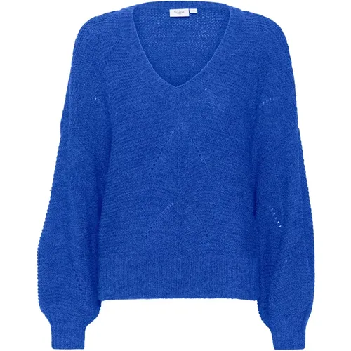 Melange Knit Sweater Feliasz Style , female, Sizes: M - Saint Tropez - Modalova