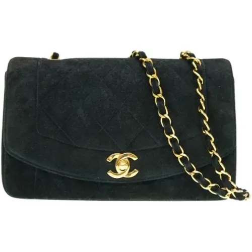 Pre-owned Suede shoulder-bags , female, Sizes: ONE SIZE - Chanel Vintage - Modalova