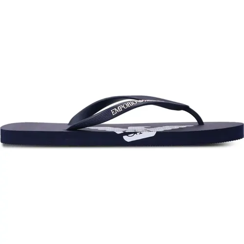 Gummiflip-flops, Xvqs08Xn746 Design , Herren, Größe: 41 EU - Emporio Armani - Modalova