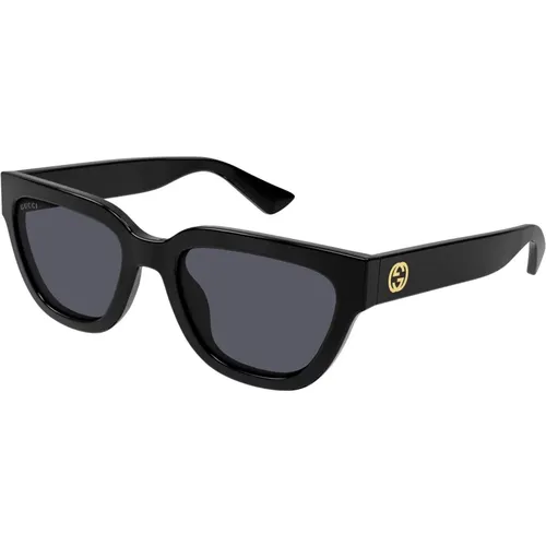 Schwarz/Graue Sonnenbrille Gg1578S , Damen, Größe: 54 MM - Gucci - Modalova