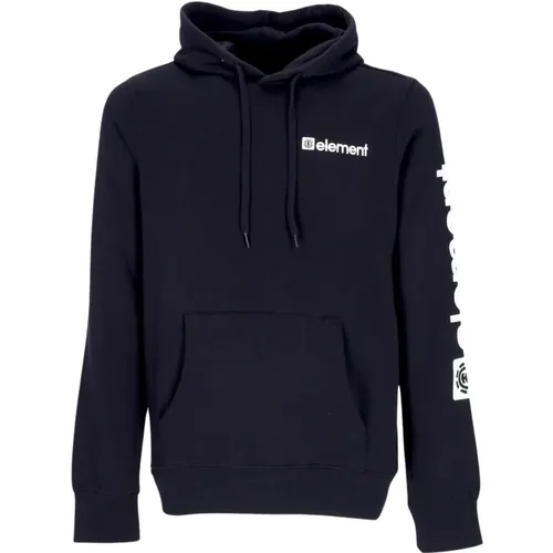 Schwarzer Hoodie mit Kängurutasche , Herren, Größe: XL - Element - Modalova