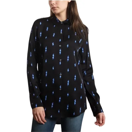 Lightning Bolt Printed Shirt , female, Sizes: XS, S - Equipment - Modalova