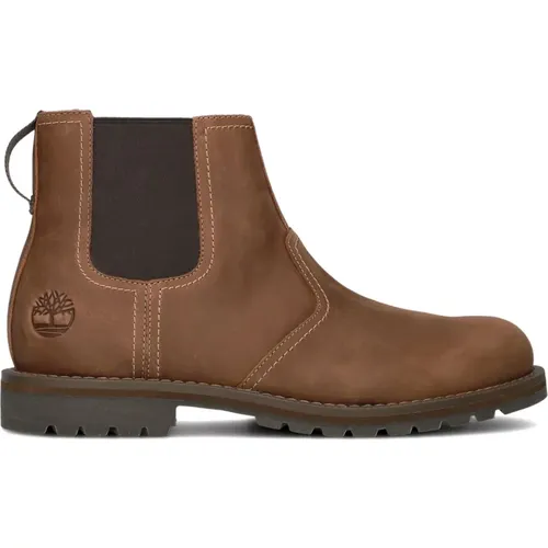 Brauner Chelsea Boot Larchmont Mid , Herren, Größe: 50 EU - Timberland - Modalova