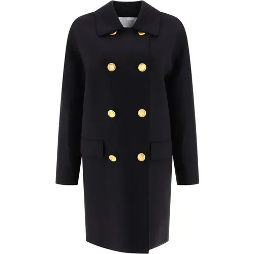 Klassischer Mac Coat aus reiner Wolle - Harris Wharf London - Modalova