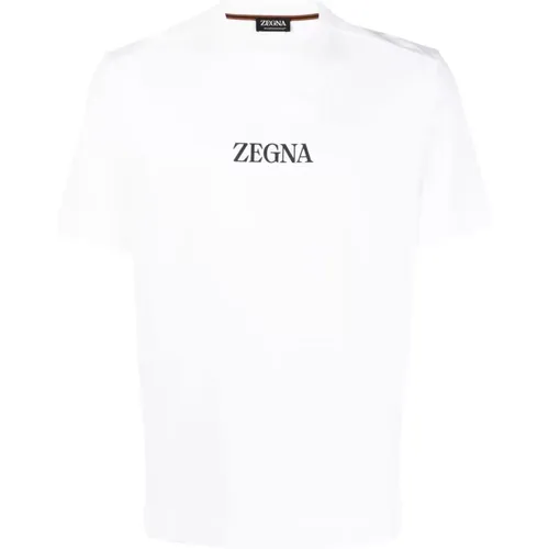 Giro St. Logo T-Shirt - Ermenegildo Zegna - Modalova
