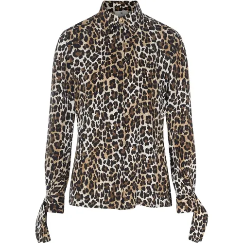 Animalier Hemd Ca09547E2-B85 - Elisabetta Franchi - Modalova