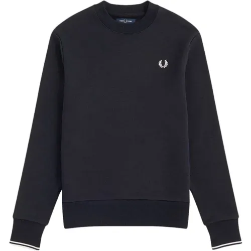 Locken Rückfluss Sweatshirt , Herren, Größe: XL - Fred Perry - Modalova