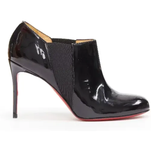 Pre-owned Leather boots , female, Sizes: 4 UK - Christian Louboutin Pre-owned - Modalova