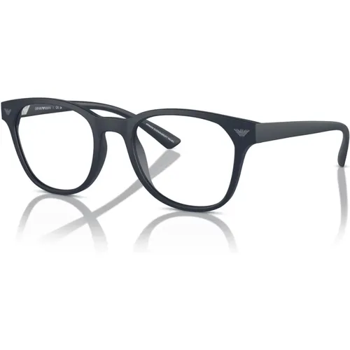 Matte Brillengestelle Sonnenbrille,Matte Grey Brillengestelle Sonnenbrille - Emporio Armani - Modalova