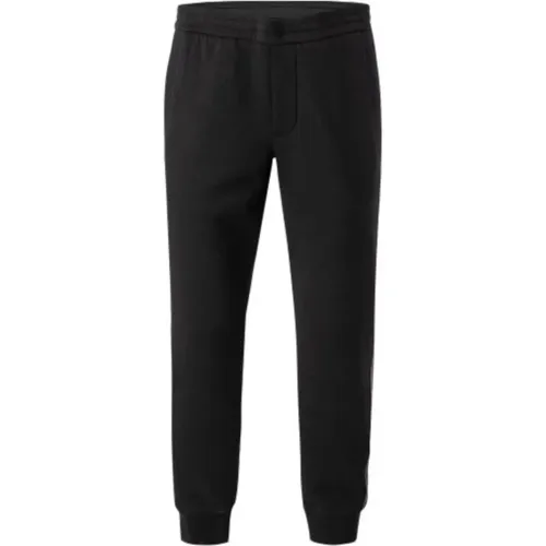 Double Jersey Jogger Pants with Elastic Side Bands , male, Sizes: M, XL - Emporio Armani - Modalova