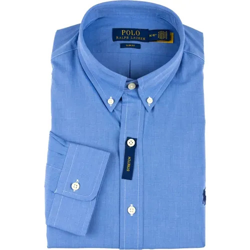 Blaue Freizeithemden , Herren, Größe: S - Ralph Lauren - Modalova