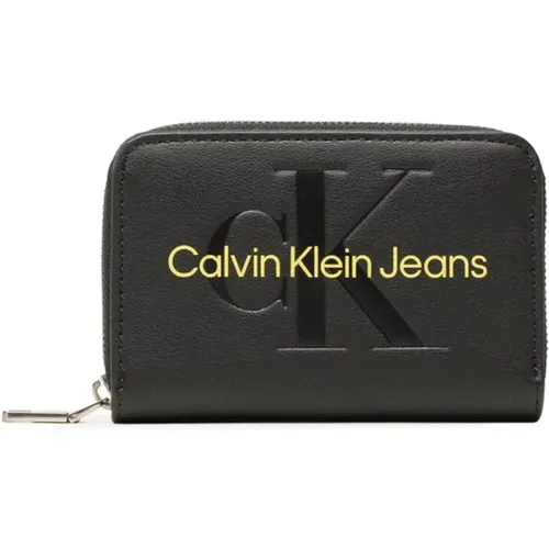 Damen Bedruckte Reißverschluss-Geldbörse - Calvin Klein Jeans - Modalova