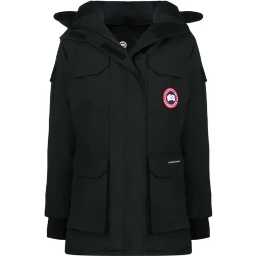 Down-Filled Hooded Coat with Adjustable Waist and Multiple Pockets , female, Sizes: 2XS - Canada Goose - Modalova