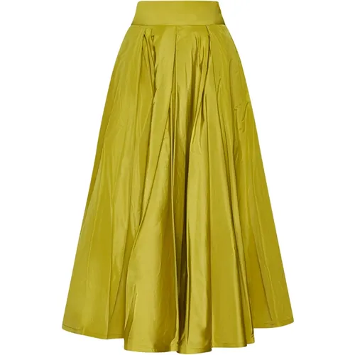Grüne Röcke für Frauen , Damen, Größe: L - Sara Roka - Modalova