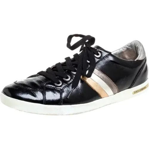 Pre-owned Leather sneakers , female, Sizes: 8 UK - Dolce & Gabbana Pre-owned - Modalova