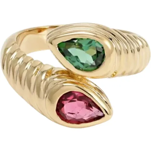 Pre-owned Gold rings , female, Sizes: ONE SIZE - Bvlgari Vintage - Modalova