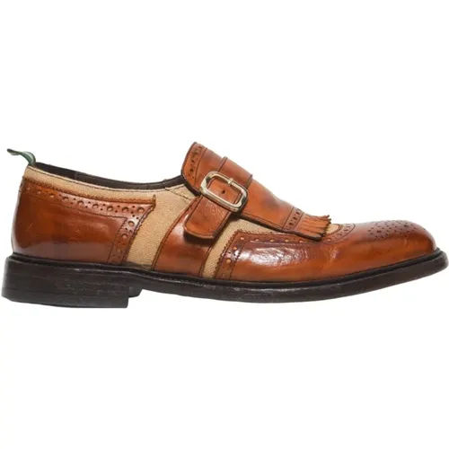 Shanghai shoe leather , male, Sizes: 9 UK - Green George - Modalova