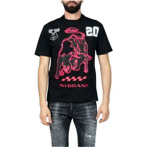 Bull Racing Crew Tee , male, Sizes: 2XL, S - My Brand - Modalova