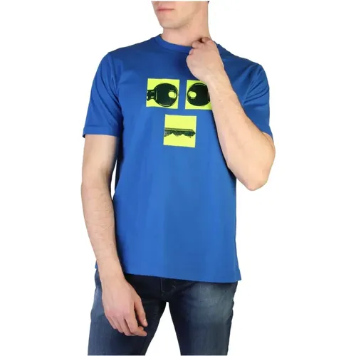 Herren T-Shirt Einfarbig Rundhals - Diesel - Modalova
