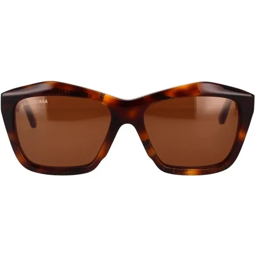 Square Sunglasses with Iconic CUT Design , female, Sizes: 57 MM - Balenciaga - Modalova