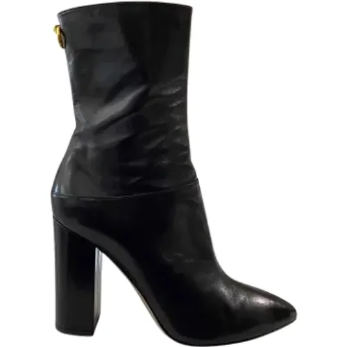 Pre-owned Leather boots , female, Sizes: 5 1/2 UK - Valentino Vintage - Modalova