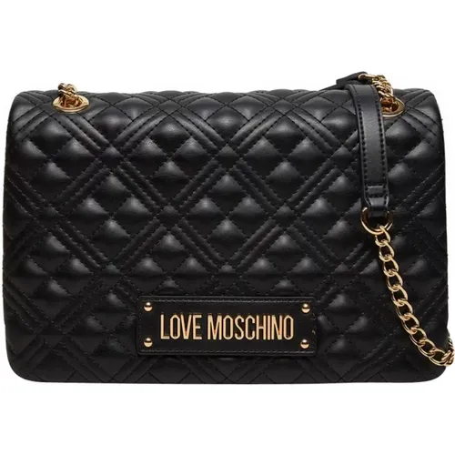 Chic Quilted Shoulder Bag , female, Sizes: ONE SIZE - Love Moschino - Modalova