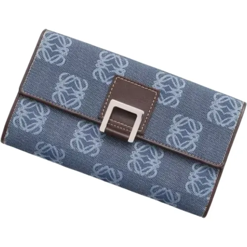 Pre-owned Denim wallets , female, Sizes: ONE SIZE - Loewe Pre-owned - Modalova