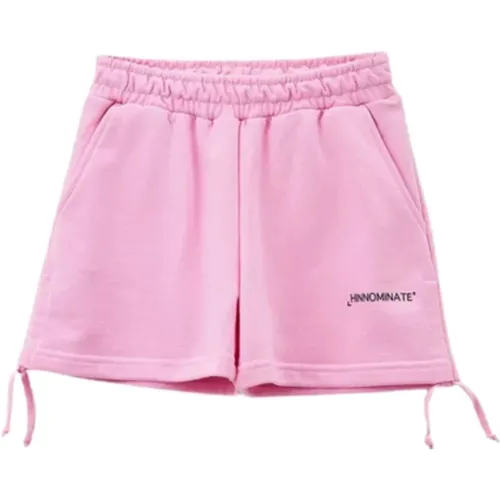 Rosa Kinder-Shorts mit elastischem Bund und Kordelzug - Hinnominate - Modalova