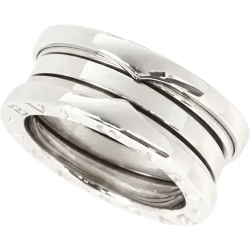 Pre-owned White Gold rings , female, Sizes: ONE SIZE - Bvlgari Vintage - Modalova