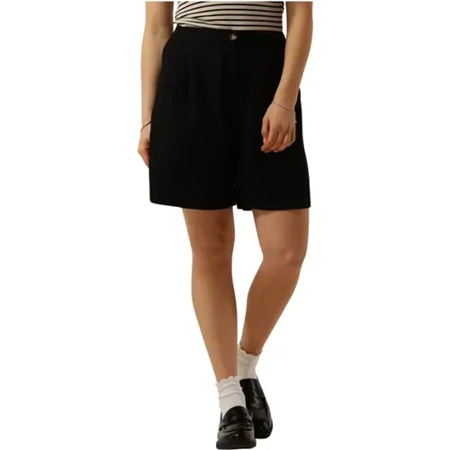 Schwarze Sommer Shorts Mschjovene Ginia HW , Damen, Größe: XS - moss copenhagen - Modalova