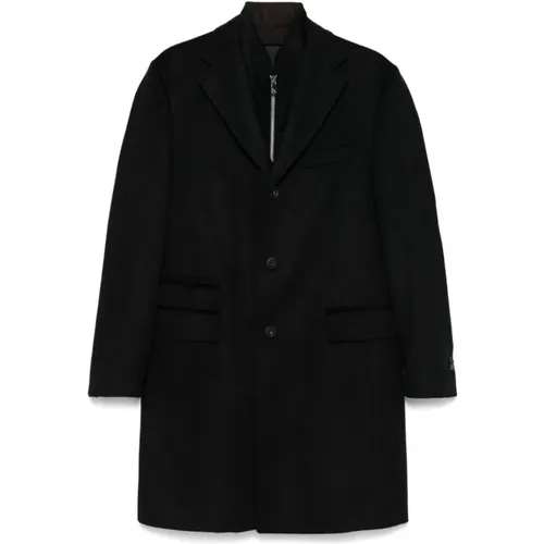 Wool Coat Water-Resistant Windproof , male, Sizes: 3XL, L, 2XL, XL - Corneliani - Modalova