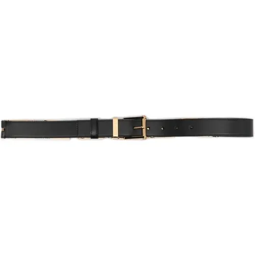 Greca-link Leather Belt , female, Sizes: 85 CM, 80 CM, 75 CM - Versace - Modalova