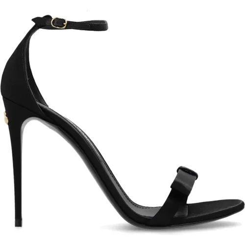 ‘Keira’ heeled sandals , female, Sizes: 6 UK, 6 1/2 UK - Dolce & Gabbana - Modalova