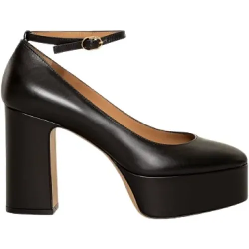 Leather Sandal with Adjustable Ankle Strap , female, Sizes: 7 UK - Roberto Festa - Modalova