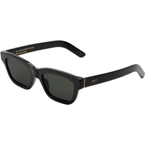 Schwarze Milano Sonnenbrille , unisex, Größe: 54 MM - Retrosuperfuture - Modalova