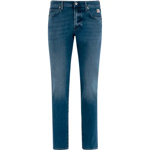 Helle Denim Jeans mit Baffles , Herren, Größe: W36 - Roy Roger's - Modalova