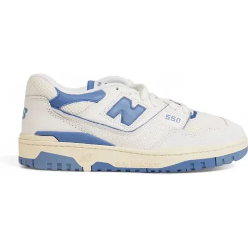 Hellblaue Sportliche Sneakers mit Gummisohle , Herren, Größe: 41 1/2 EU - New Balance - Modalova