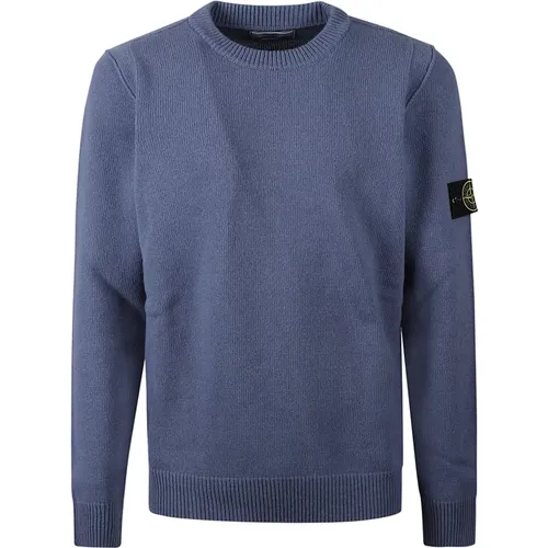 Stylischer Strickpullover für Männer , Herren, Größe: M - Stone Island - Modalova