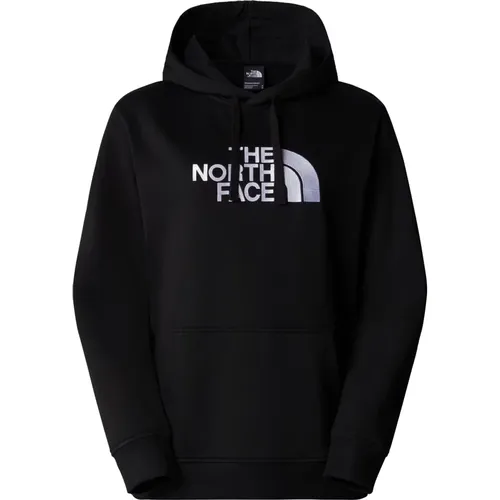 Schwarzer Pullover Hoodie mit Drew Peak , Damen, Größe: S - The North Face - Modalova