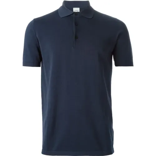 Navy Polo Shirt für Männer , Herren, Größe: 2XL - Aspesi - Modalova