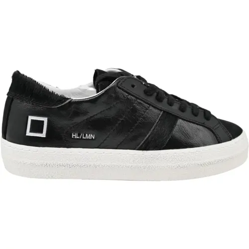 Hill LOW Laminater Black Sneakers , female, Sizes: 2 UK - D.a.t.e. - Modalova