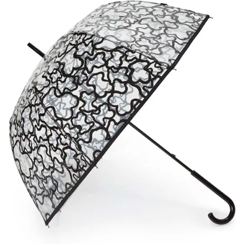 Transparenter Damen Textil Regenschirm , Damen, Größe: ONE Size - Tous - Modalova