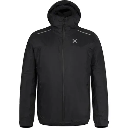 Schwarze Isolierte Outdoorjacke , Herren, Größe: XL - montura - Modalova