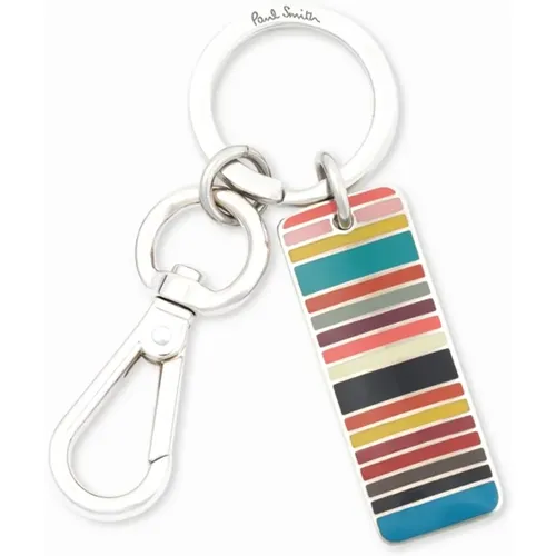 Colorful Keychain Holder , male, Sizes: ONE SIZE - PS By Paul Smith - Modalova
