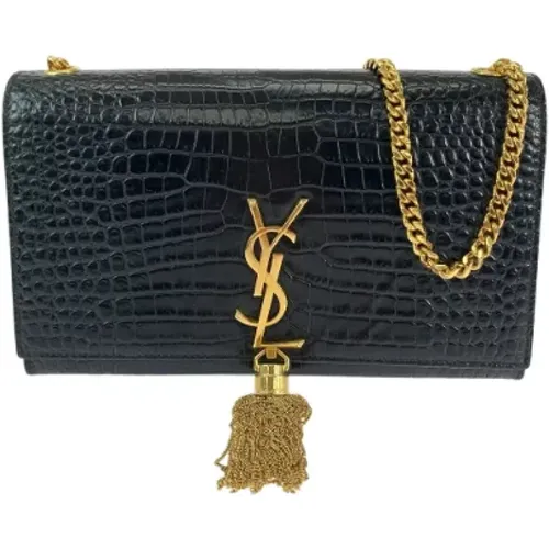 Pre-owned Leather shoulder-bags , female, Sizes: ONE SIZE - Yves Saint Laurent Vintage - Modalova