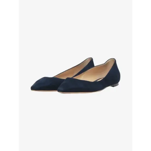 Pre-owned Suede flats , female, Sizes: 3 UK - Jimmy Choo Pre-owned - Modalova