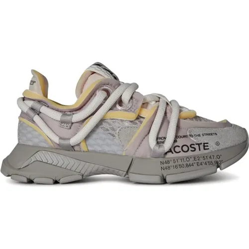 Active Runway Sneakers Grey/Off White , female, Sizes: 6 1/2 UK - Lacoste - Modalova